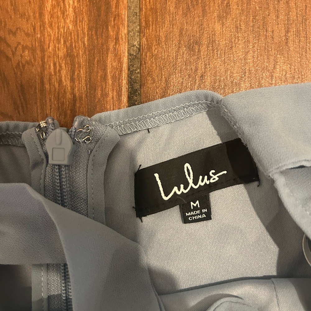 Lulus size M light blue bridesmaid dress - Picture 3 of 5